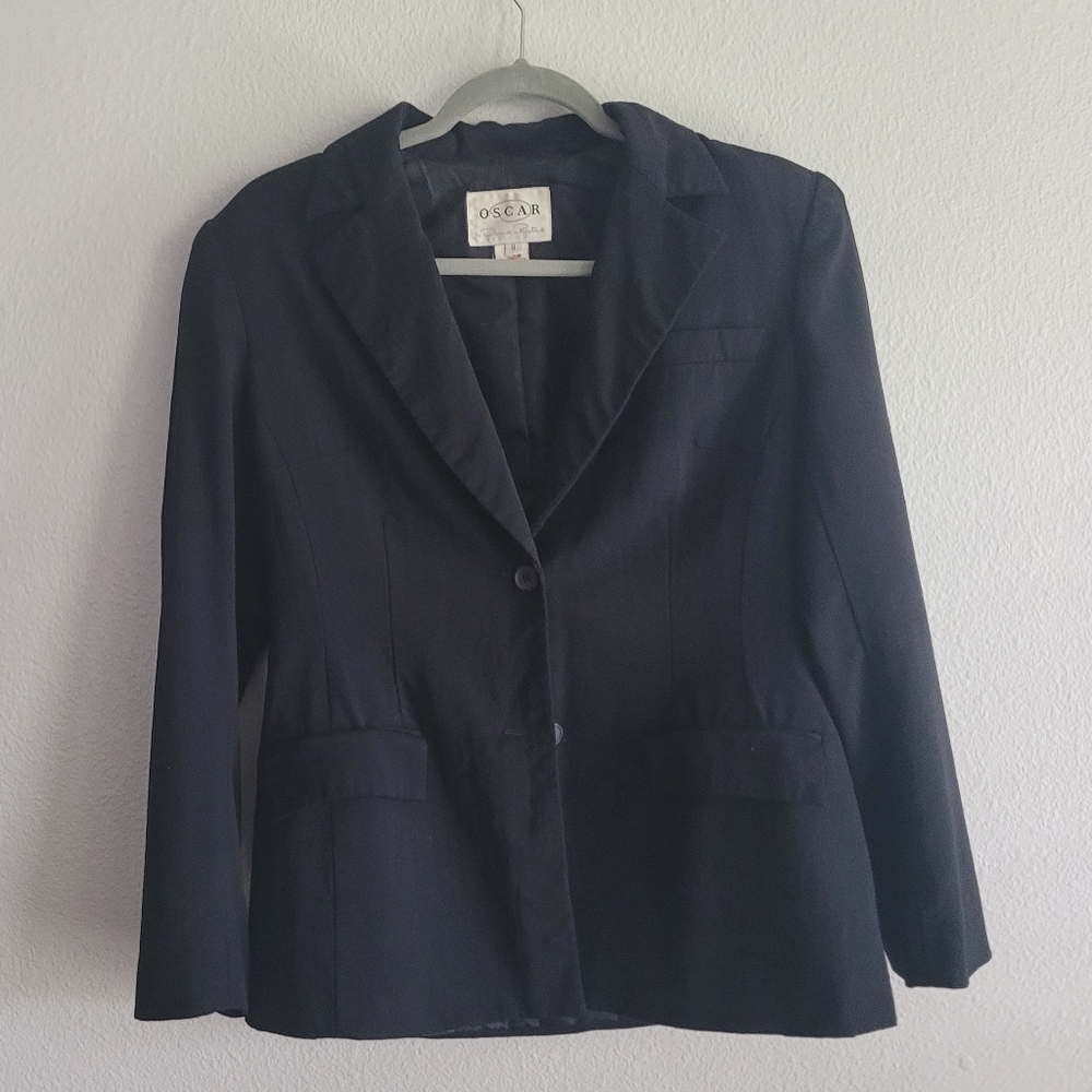 Oscar de la renta black blazer